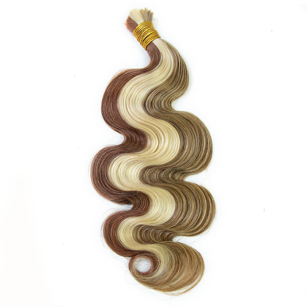 27/30/613# Double Drawn Bulk Human Braiding Hair Body Wave