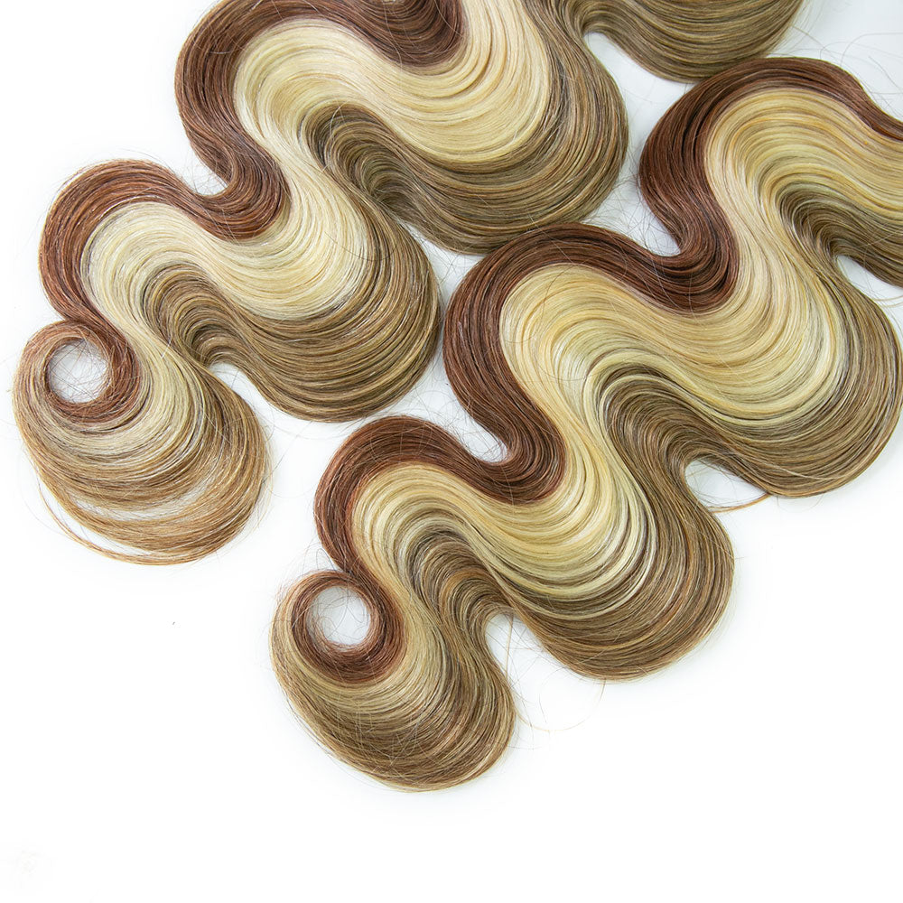 27/30/613# Double Drawn Bulk Human Braiding Hair Body Wave5