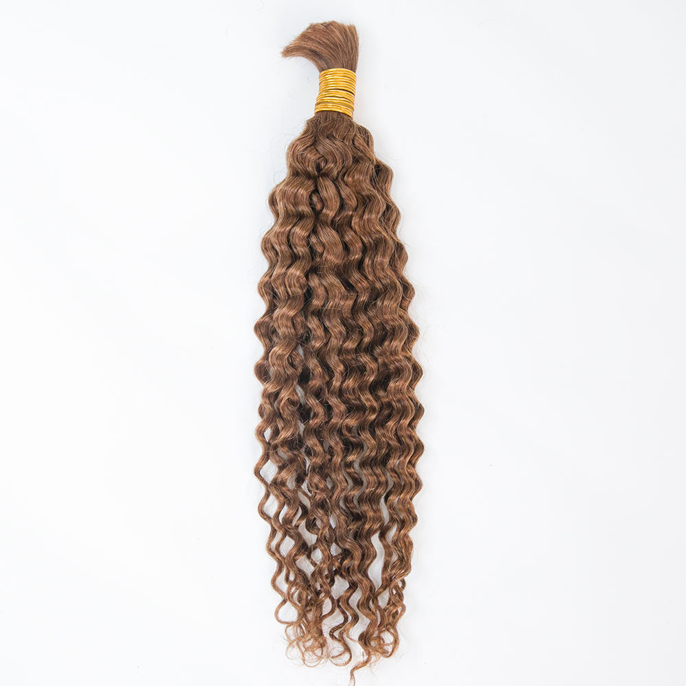 Bulk Human Hair For Braiding #27 / #30 Deep Curly