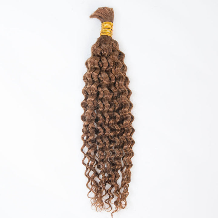 Bulk Human Hair For Braiding #27 / #30 Deep Curly