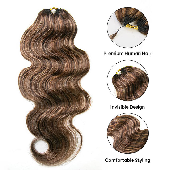 4/27/30 human crochet hair body wave