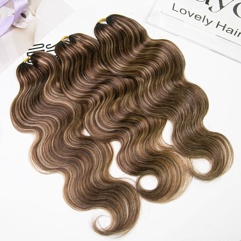 4/27/30 pre loop human crochet hair body wave