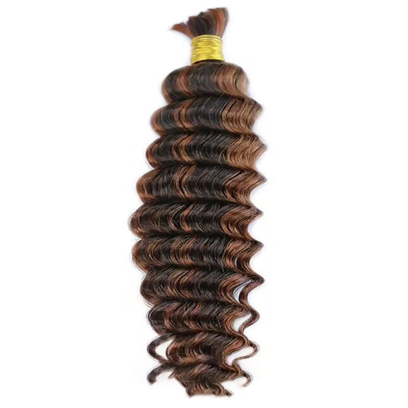 Wholesale-Colored Bulk Human Braiding Hair