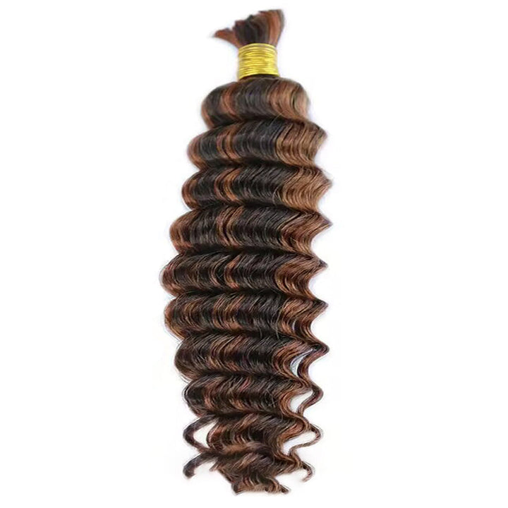 Wholesale-Colored Bulk Human Braiding Hair