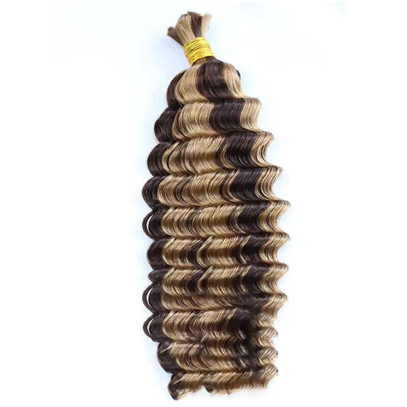 Wholesale-Colored Bulk Human Braiding Hair