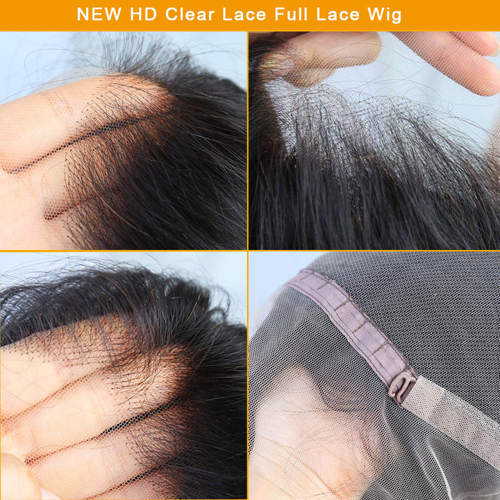 Pre Plucked Blunt Cut Bob Silky Straight Full HD Lace Wig Human Hair OBDT-1