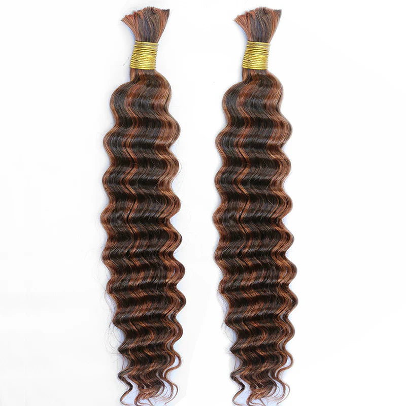 colored bulk human hair for braiding