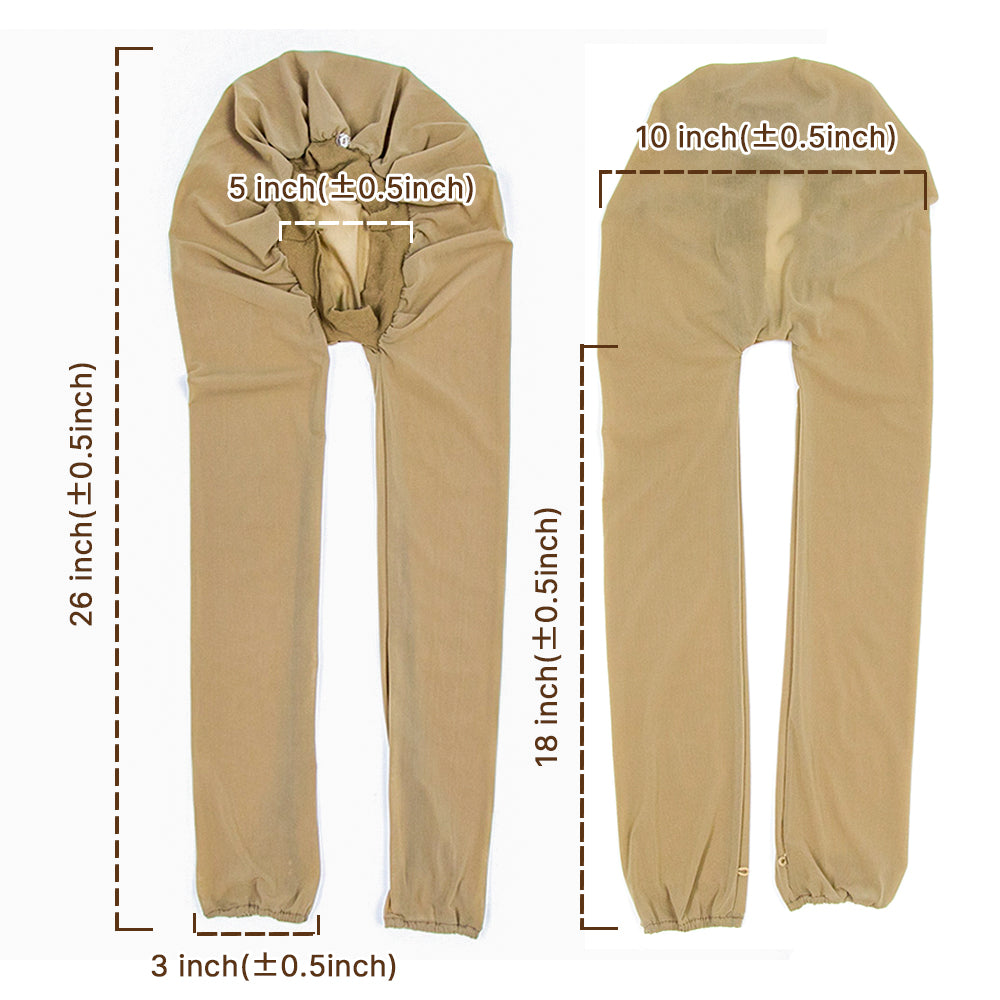 Breathable Pantyhose Bonnet for Long Hair and Braids