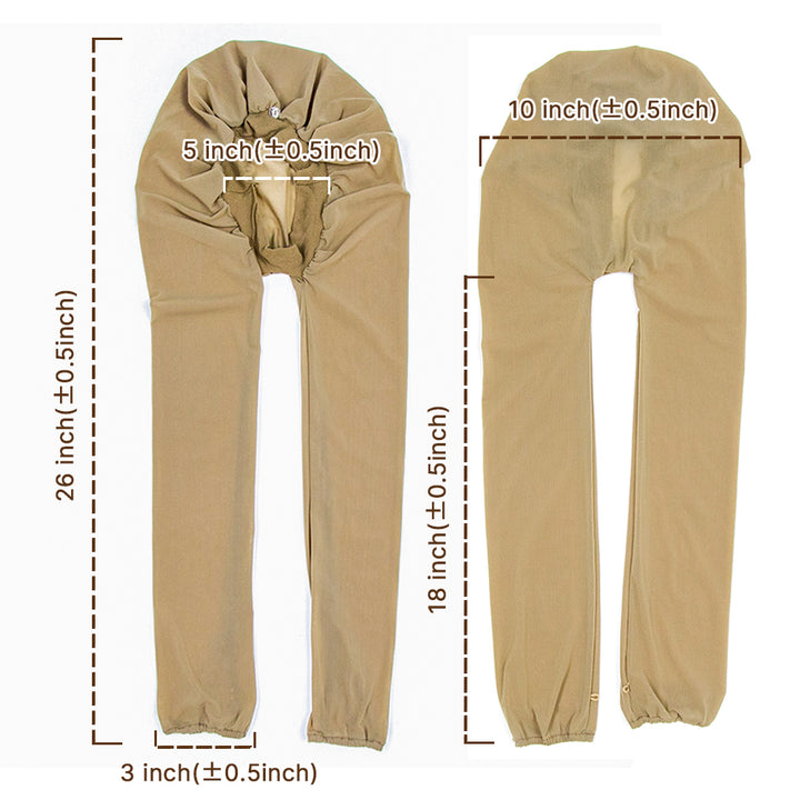 Breathable Pantyhose Bonnet for Long Hair and Braids