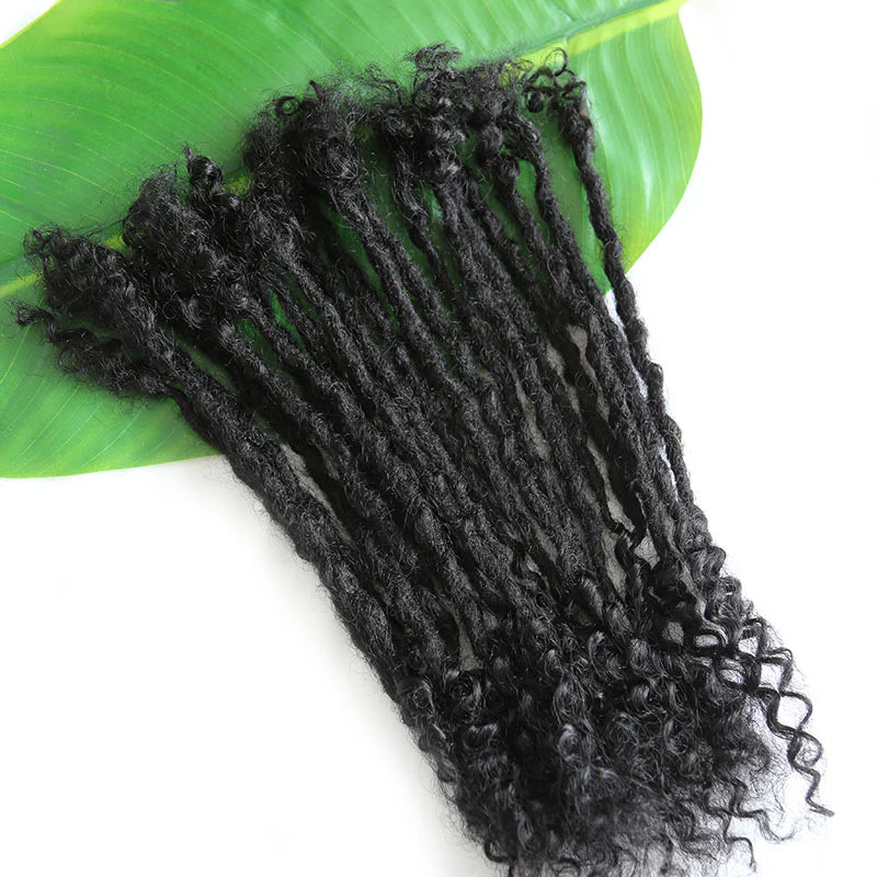 human hair faux locs