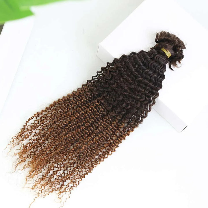 Afro Kinky Curly Human Twist Hair T2/30 Farbe