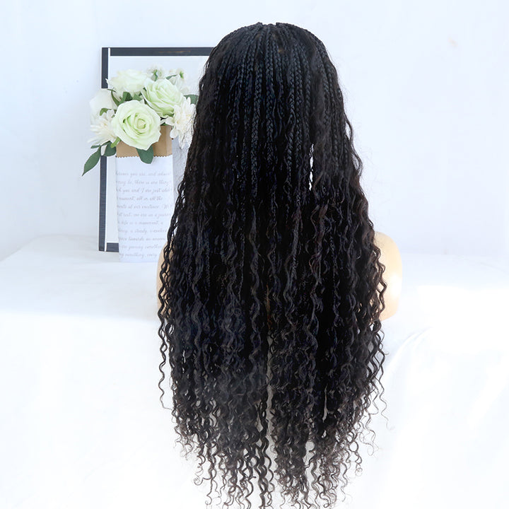 bob boho knotless box braids