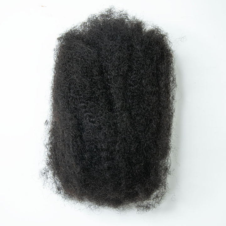 EAYON New Afro Kinky Bulk Echthaar für Twists/Zöpfe, 50 g/Packung