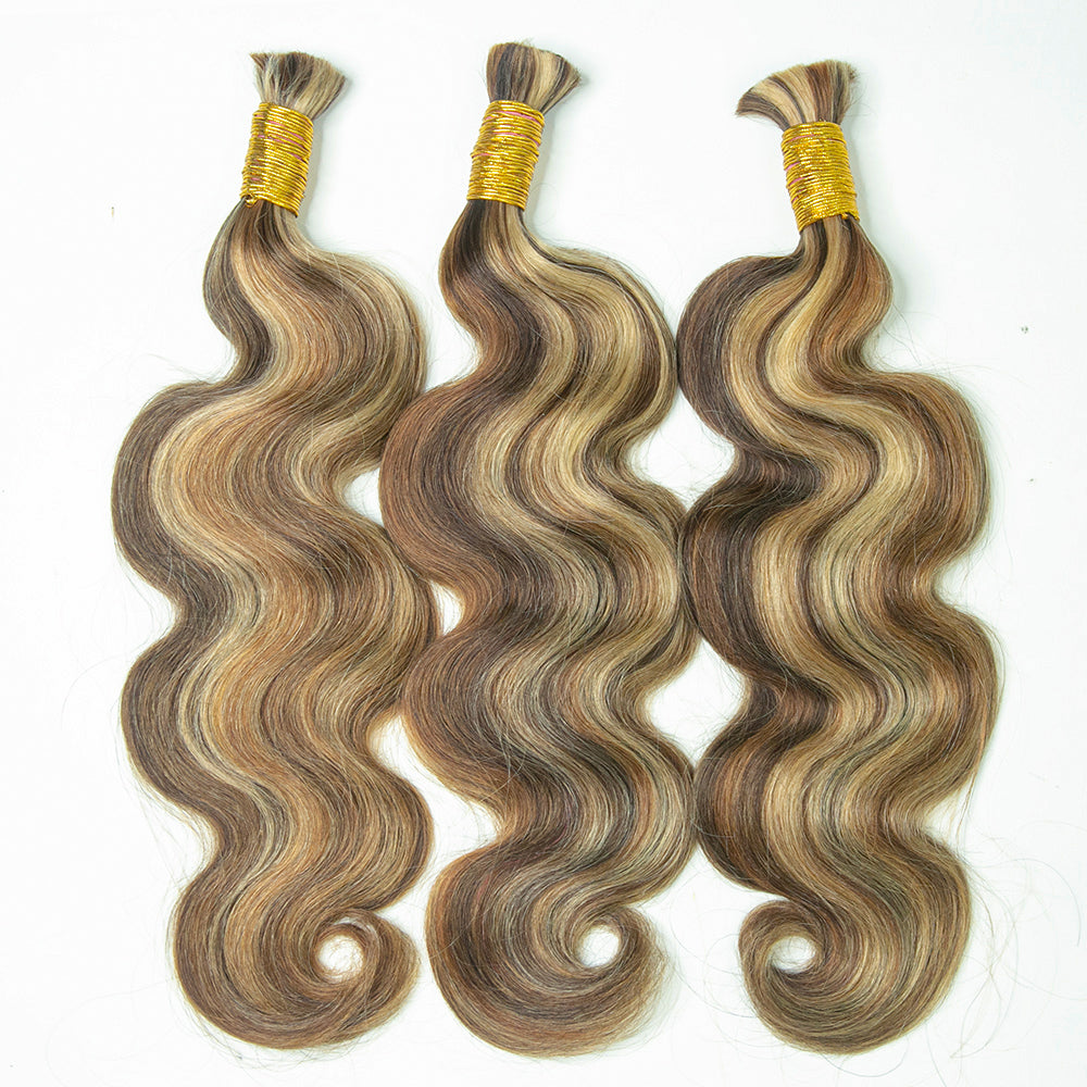 body wave bulk 100 unprocessed human hair