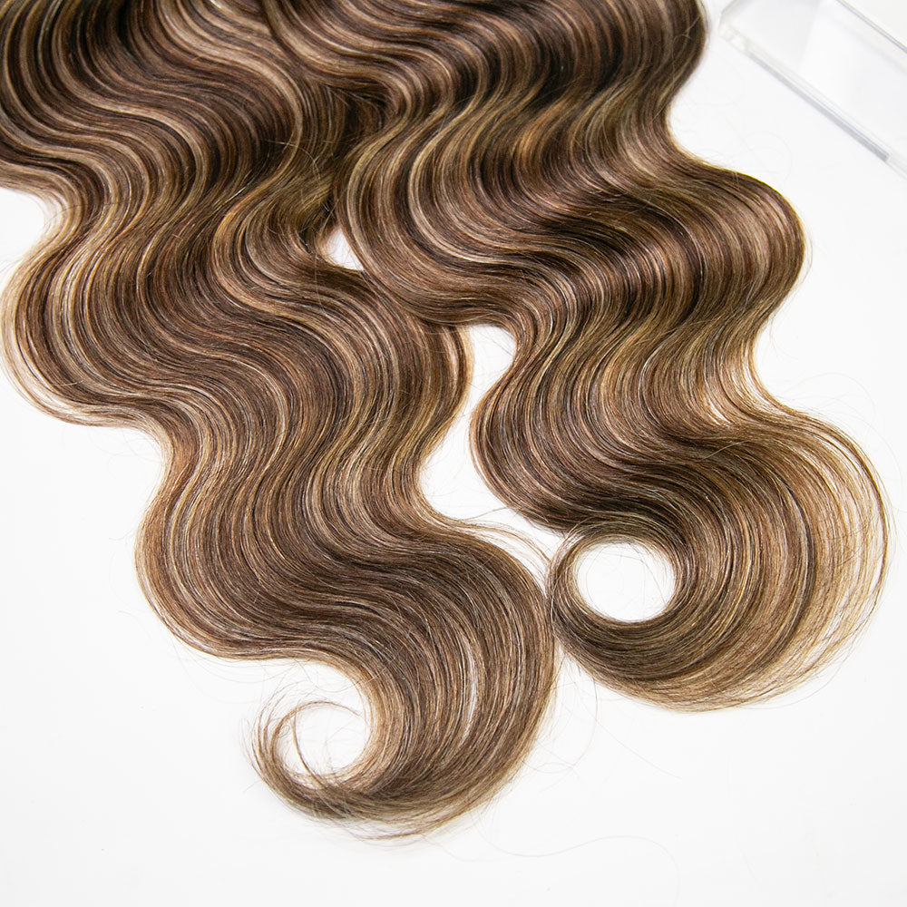 body wave human hair pre looped crochet