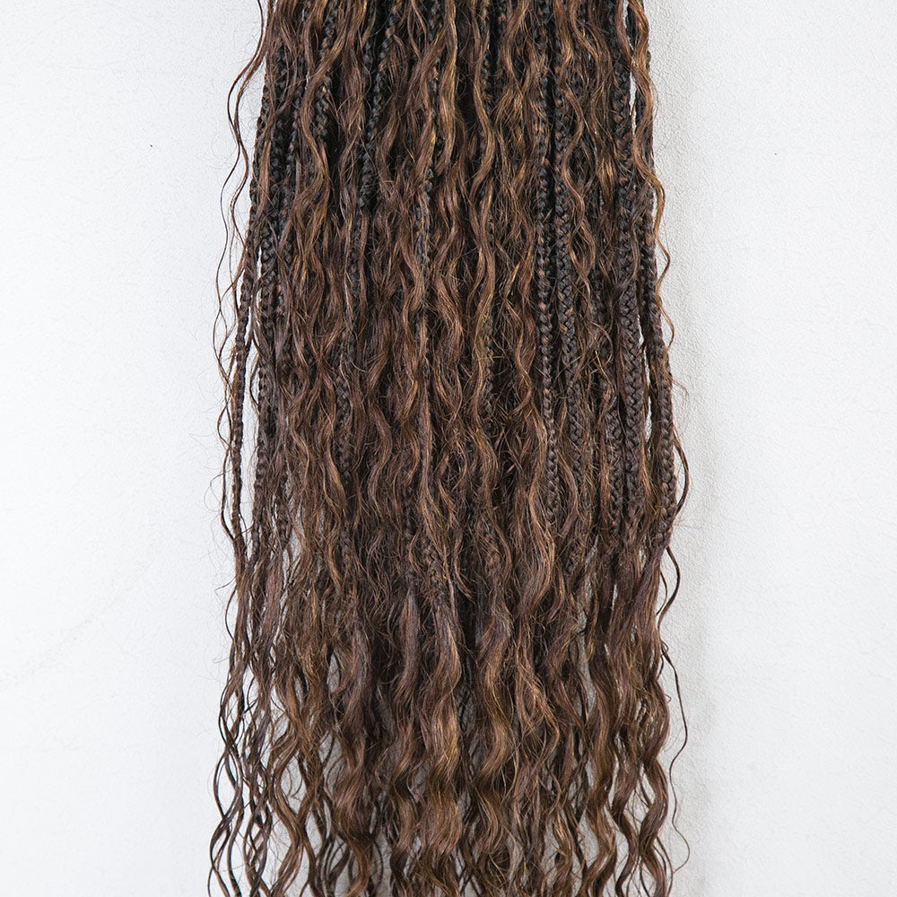 boho box braids crochet hair