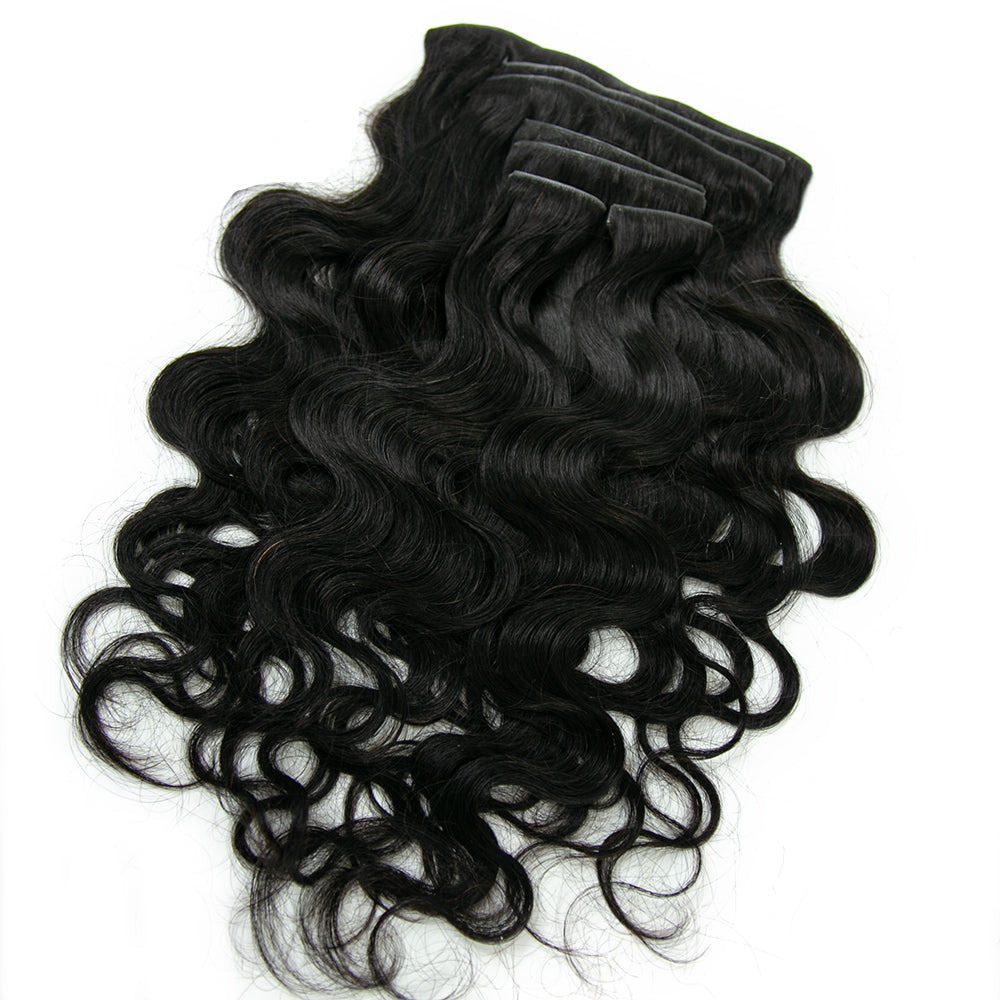 NEW Skinweft Invisible Seamless Clip-Ins Extensions Body Wave