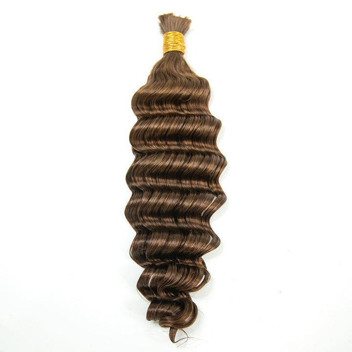 Bulk Human Hair For Braiding #8 Loose Deep Wave