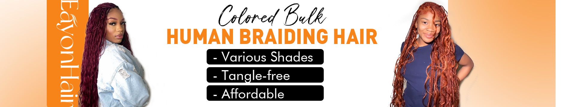 colored bulk human braiding hair 2025