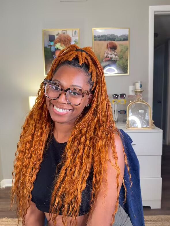 crochet boho locs 350 color for fall