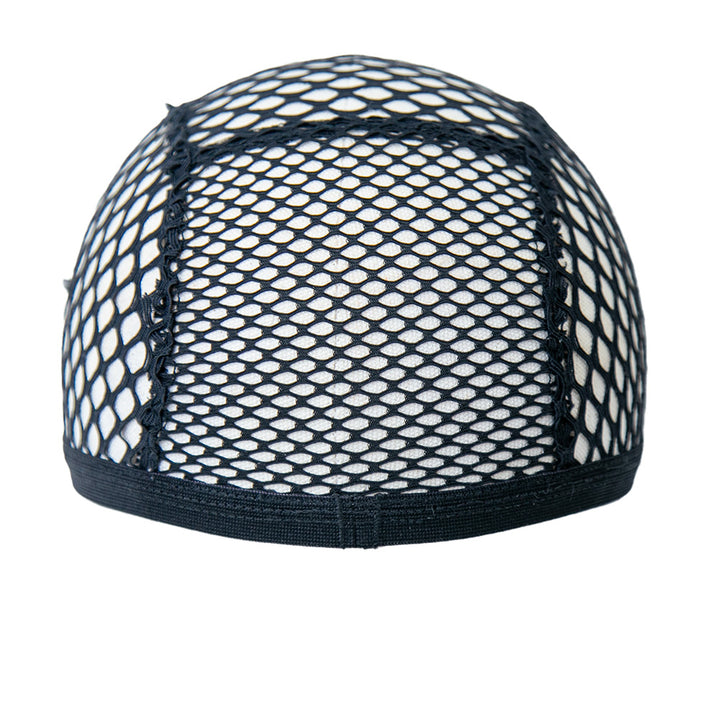 Black Stretchable Crochet Cap with 4 Hair Clips