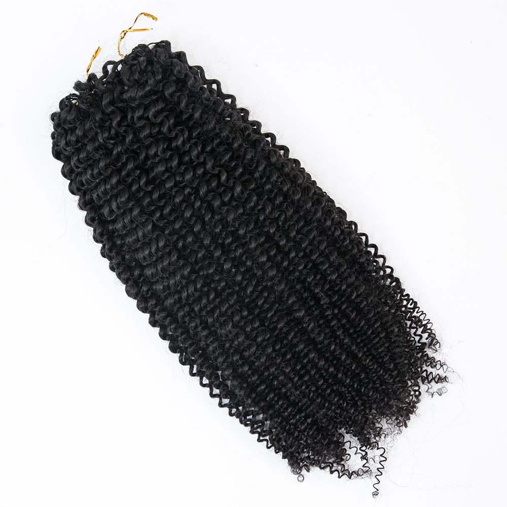 EAYON Lightweight Afro Kinky Curly Crochet Human Hair