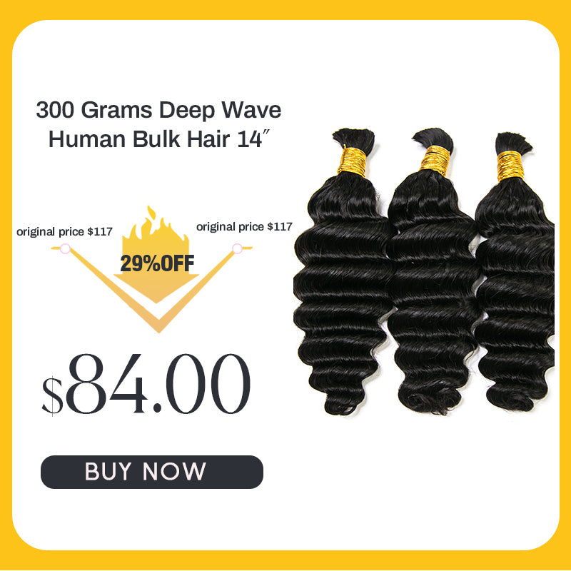 Clearance Sale 300 Grams Deep Wave Human Hair