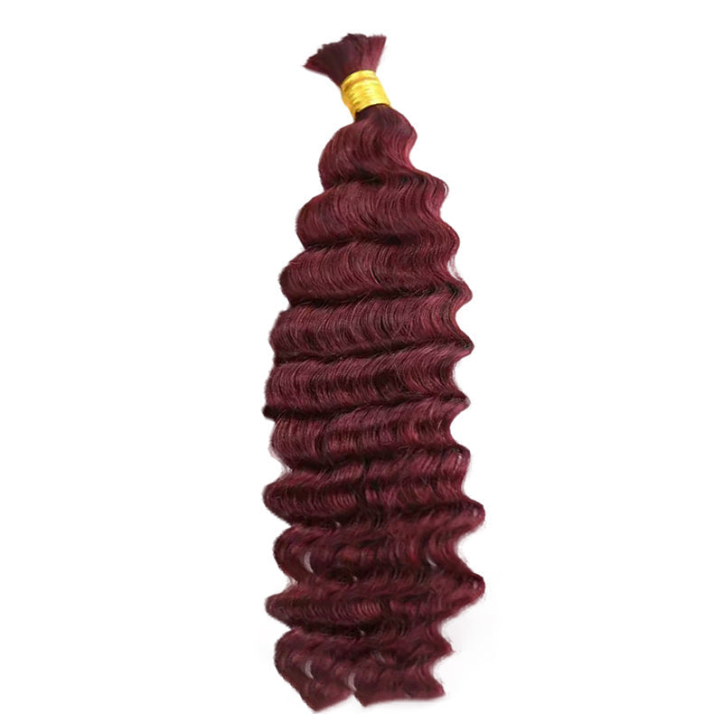 Wholesale-Colored Bulk Human Braiding Hair