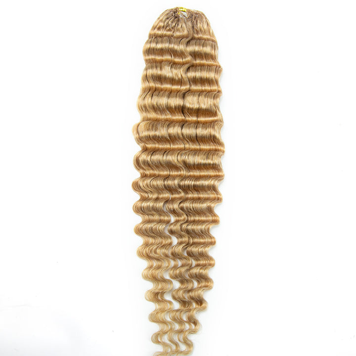 #27 Blonde Deep Wave EAYON Lightweight Crochet Human Hair