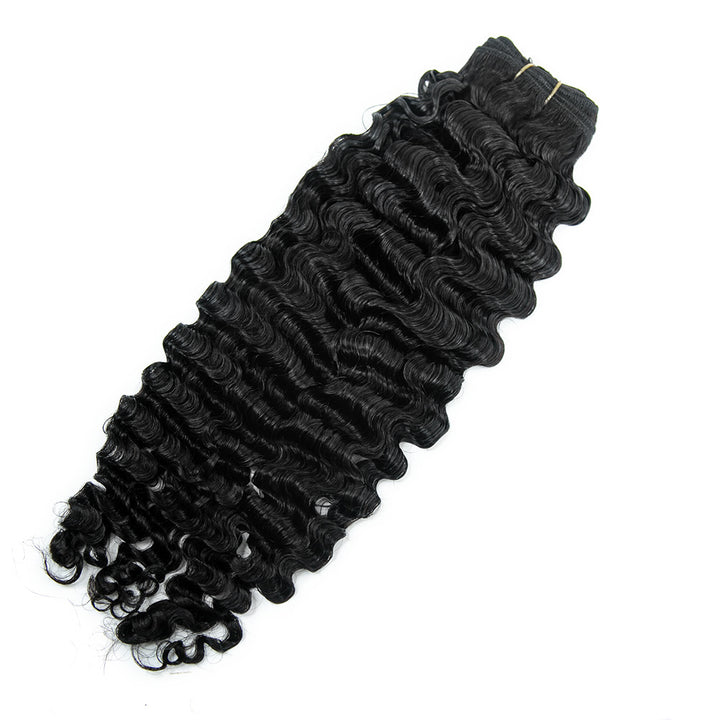 Trames de cheveux humains ondulés profonds
