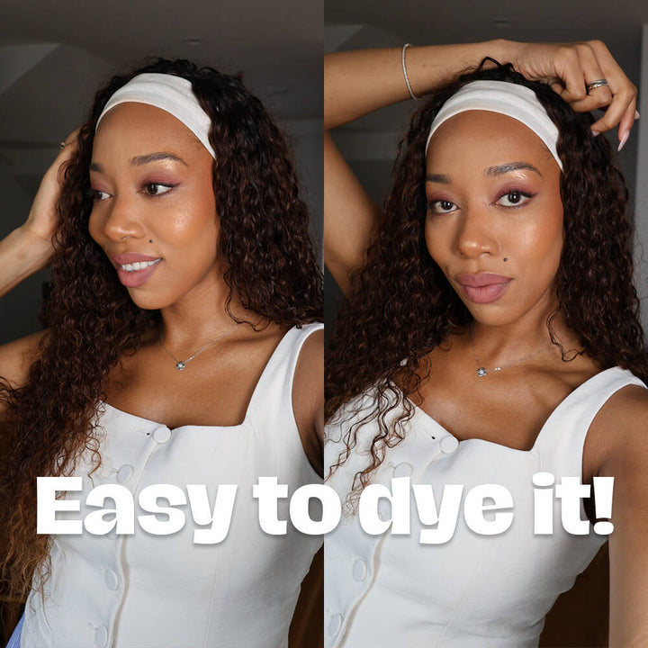 Extension de cheveux humains au crochet EAYON, légère et ondulée (prête à être expédiée)