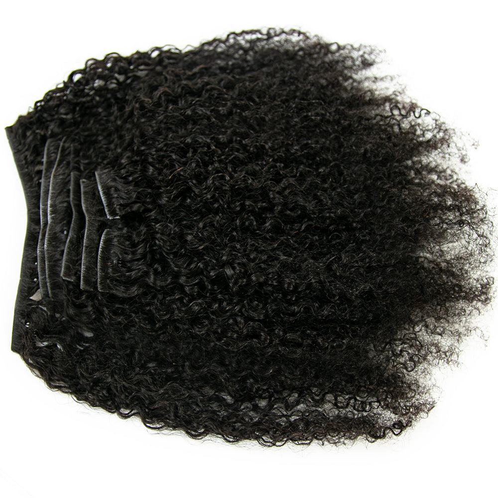 NEW Skinweft Invisible Seamless Clip-Ins Extensions Tight Curly