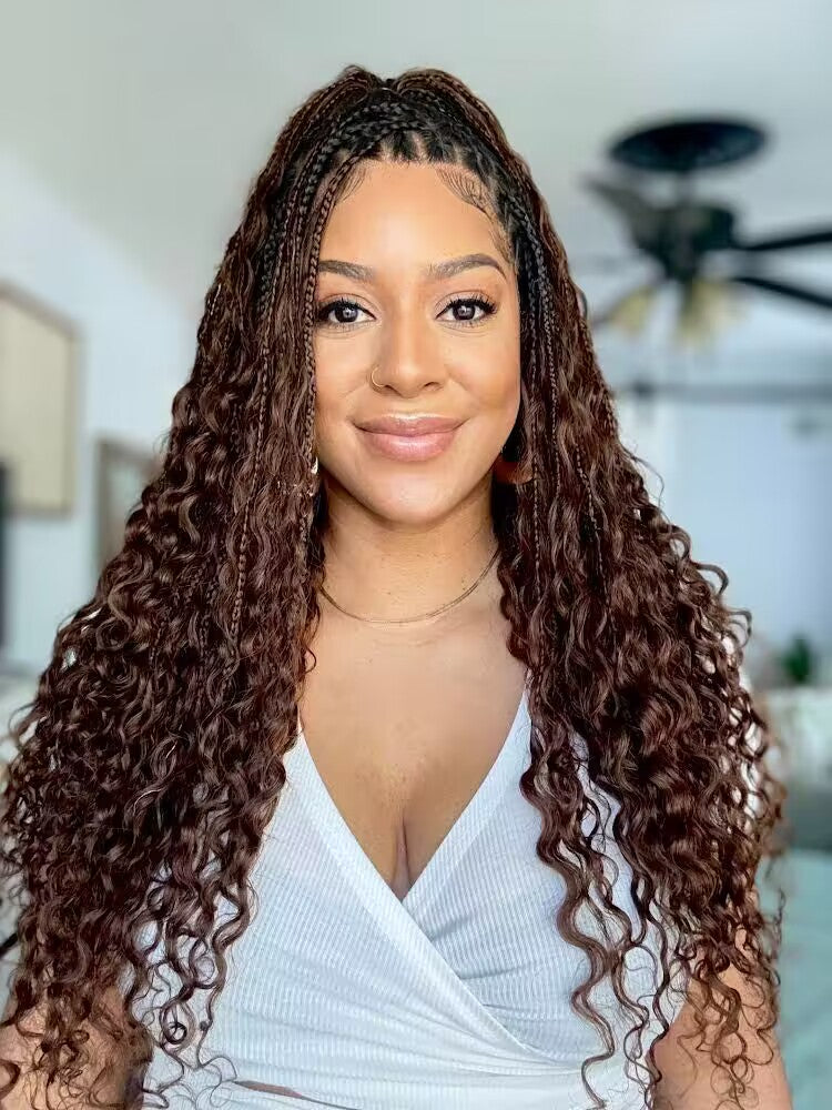 human braiding wig