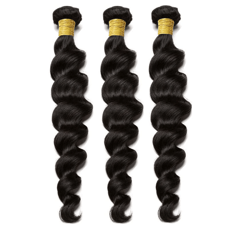 human hair bundles loose wave