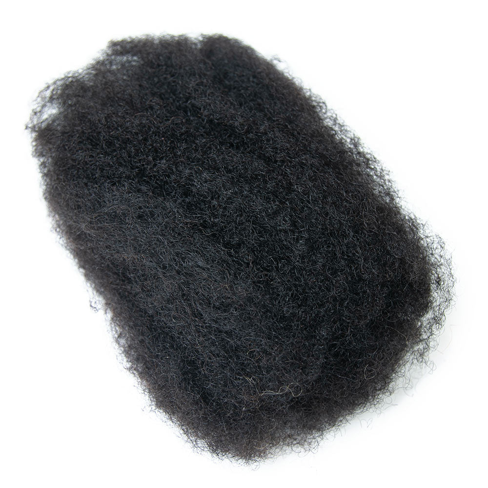 EAYON New Afro Kinky Bulk Echthaar für Twists/Zöpfe, 50 g/Packung