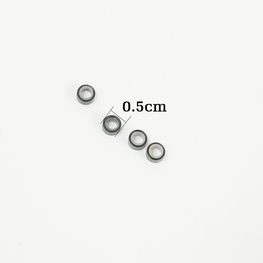 Silicone Micro Rings 5mm Lined Beads for I-Tips