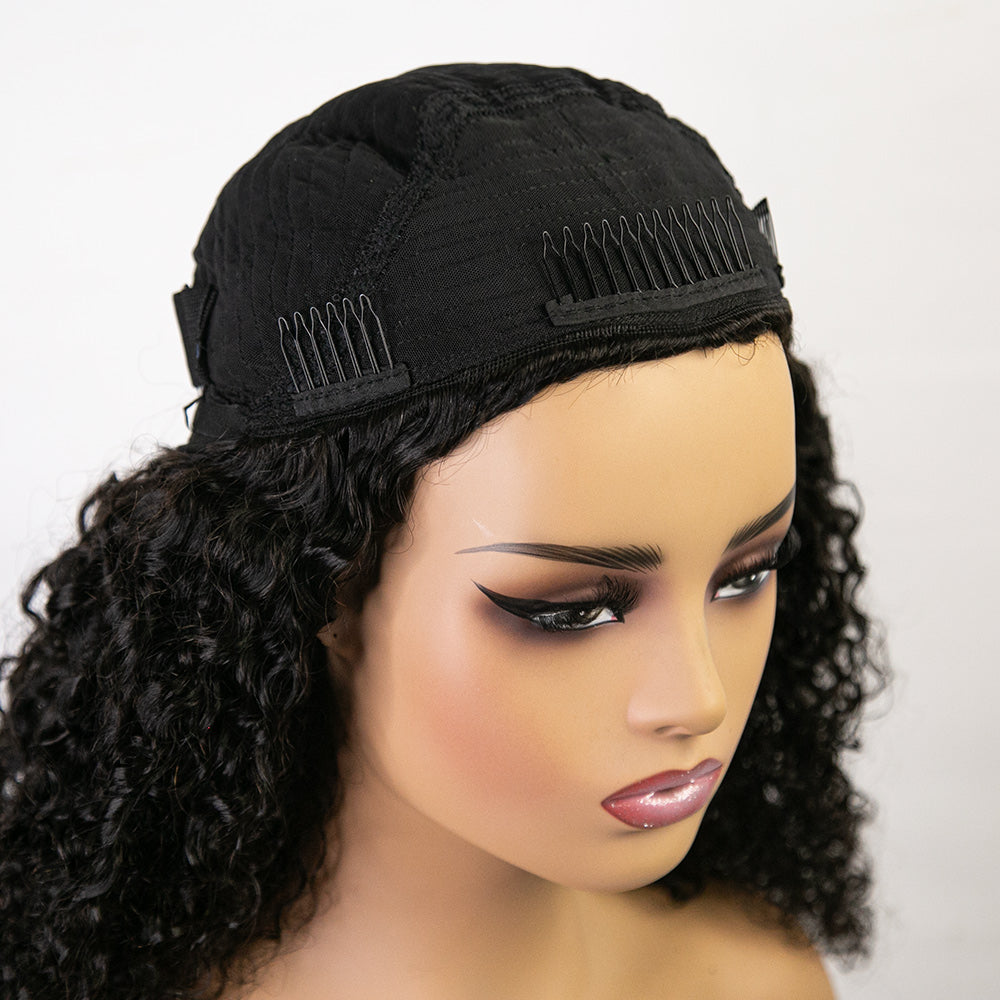 kinky curly human hair wigs