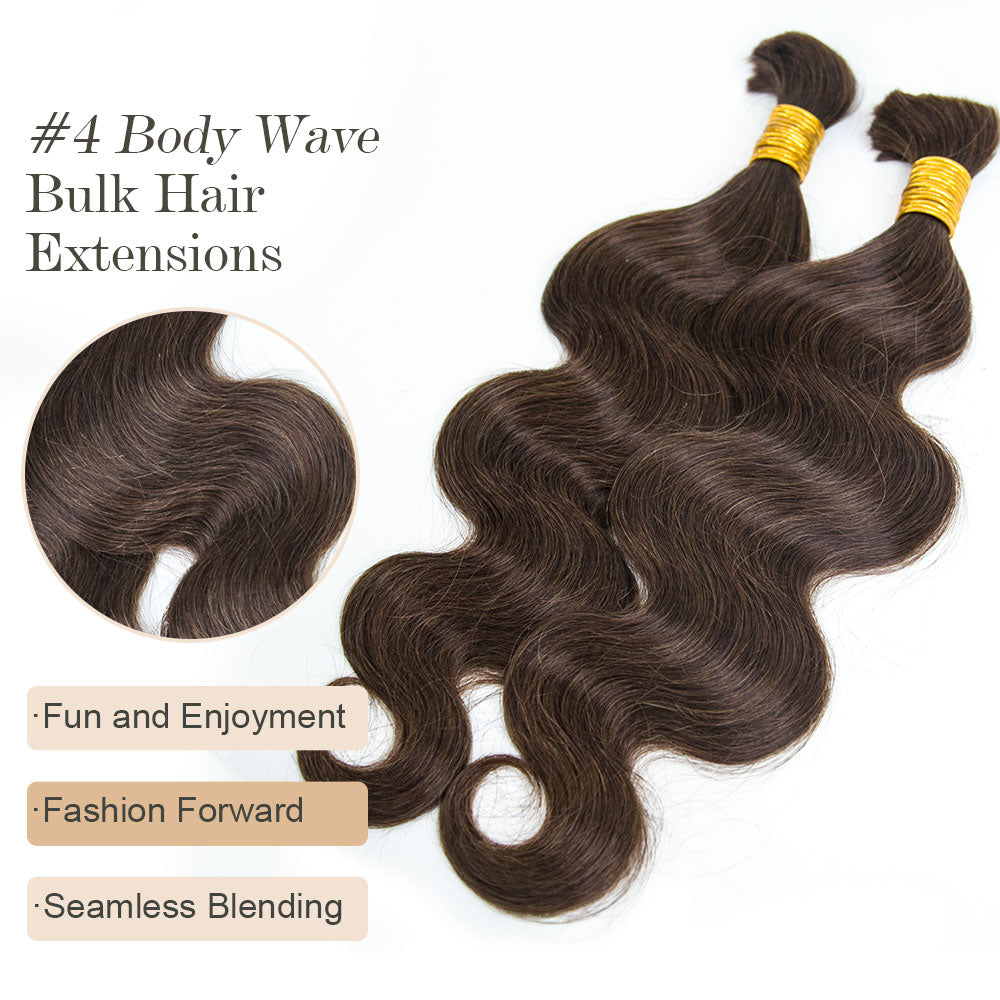 body wave human hair for braiding