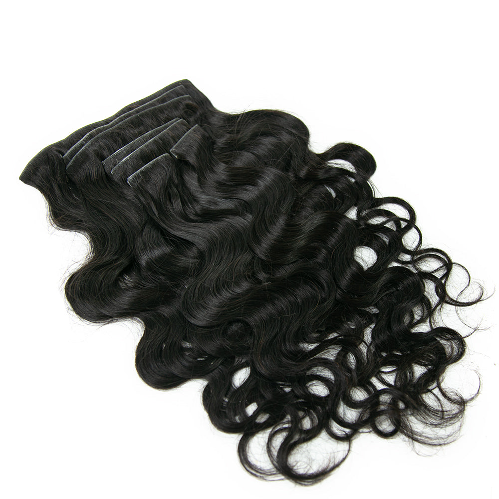 NEW Skinweft Invisible Seamless Clip-Ins Extensions Body Wave