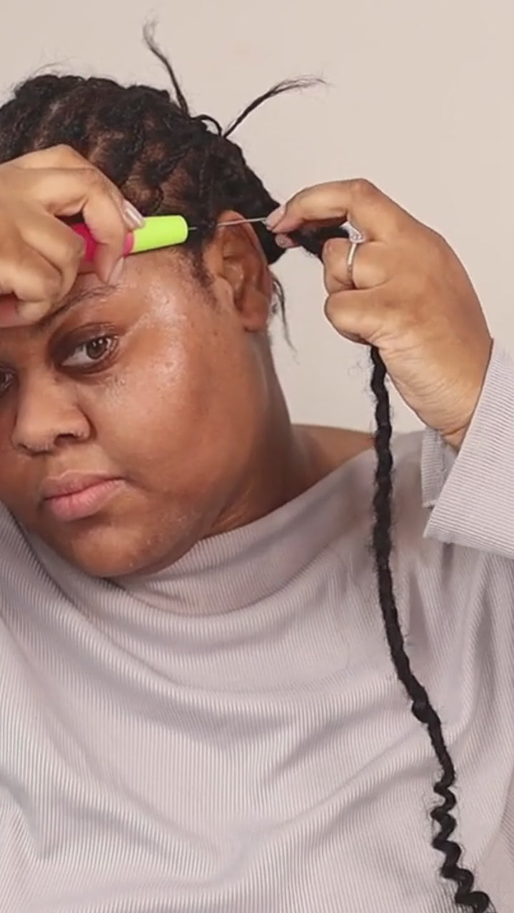 curly hair for goddess braids