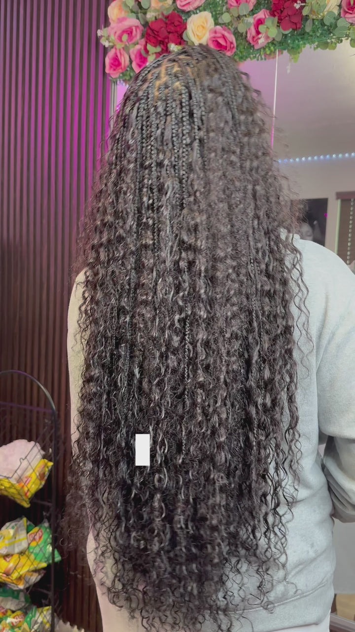 Double Drawn Bulk Human Braiding Hair Italy Curly