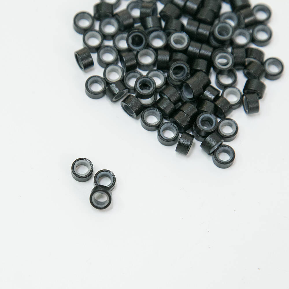 Silicone Micro Rings 5mm Lined Beads for I-Tips