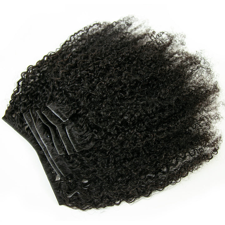 NEW Skinweft Invisible Seamless Clip-Ins Extensions Tight Curly