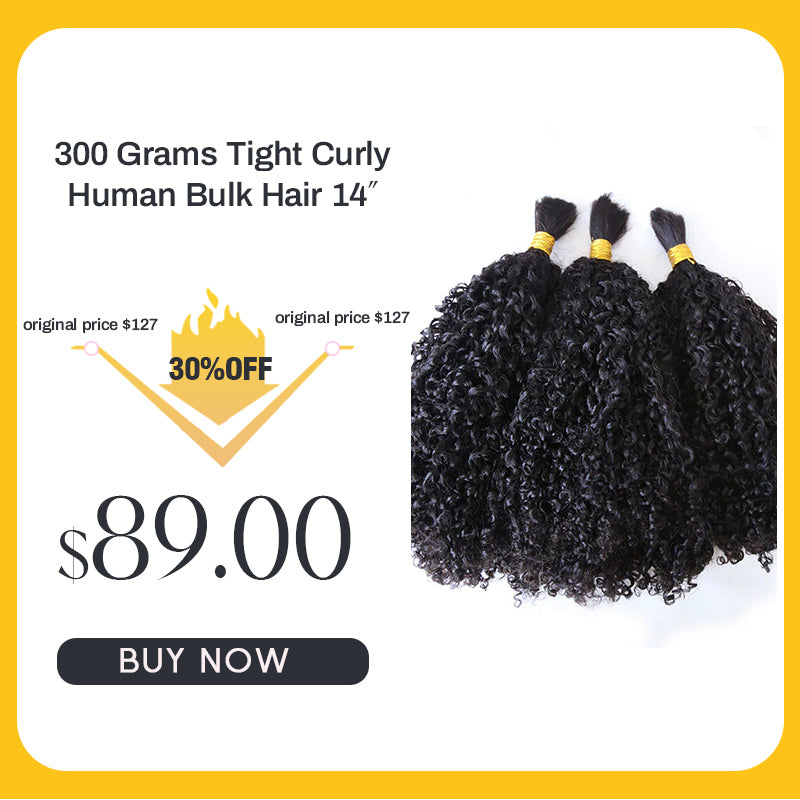 Clearance Sale 300 Grams Tight Curly Human Hair