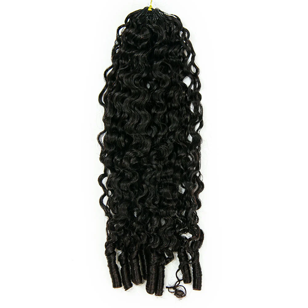 Wholesale-Lightweight Crochet Human Hair 16"-22"