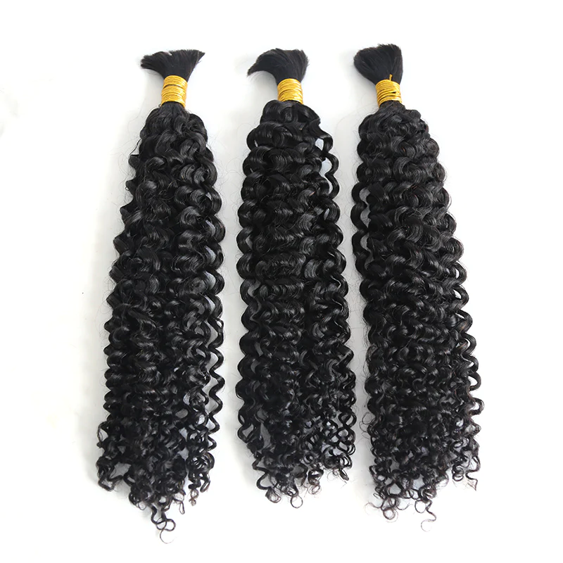water wave bulk human braiding hair