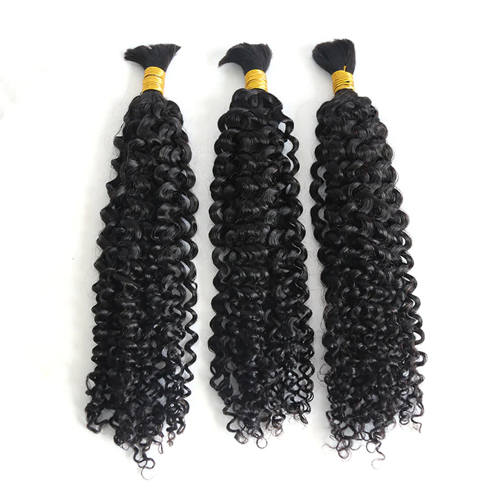 water wave bulk human braiding hair