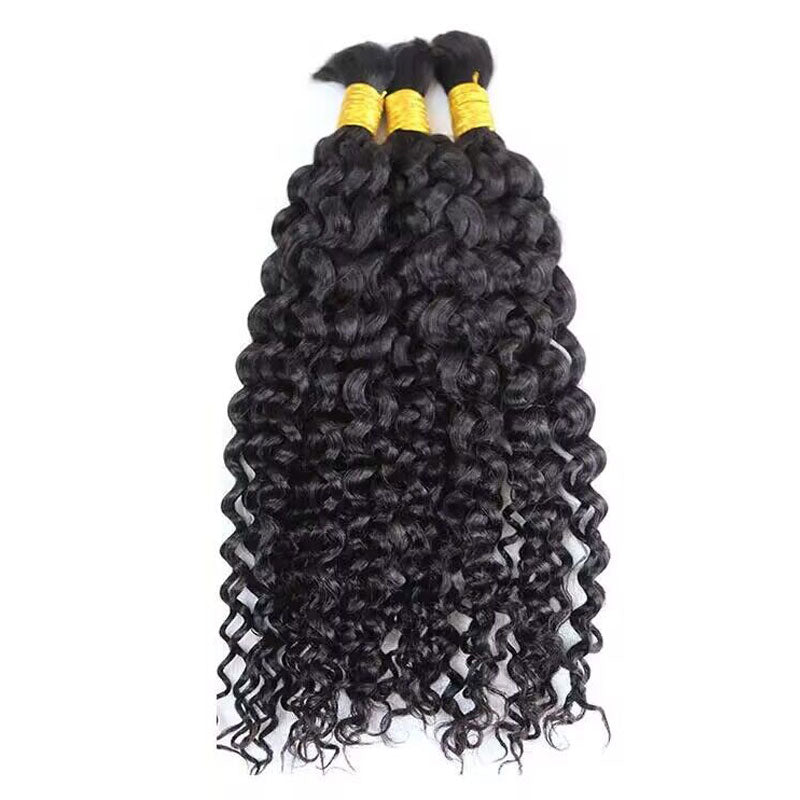 water wave human hair bulk hair