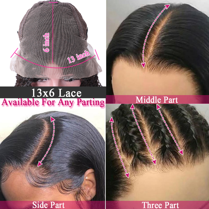 Perruque Lace Front HD 13x6 HDST136