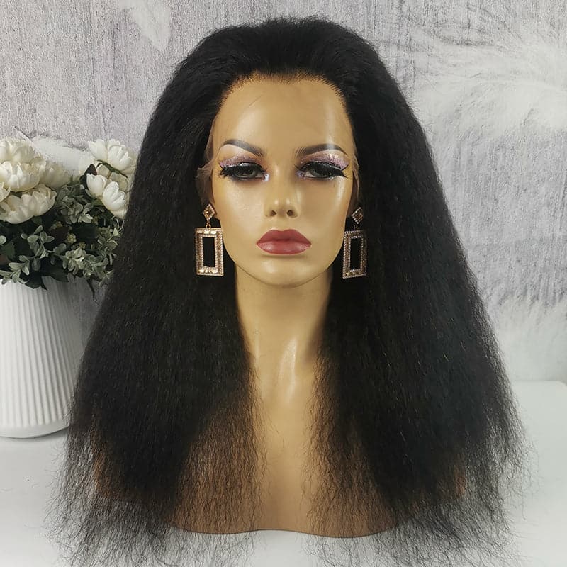 Perruque Lace Front Wig 13x6 indétectable, transparente et lisse, peau fondue, HDKS1
